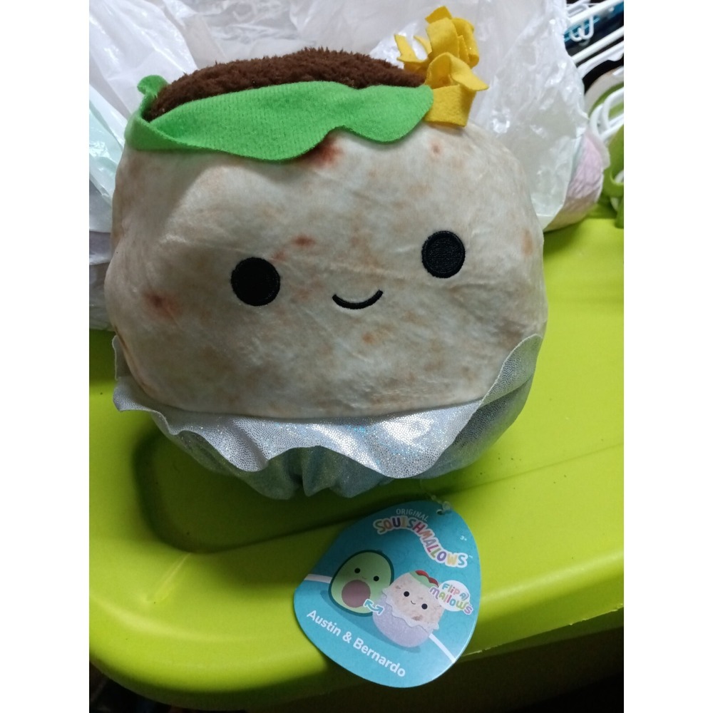 Squismallow Bernardo The Burrito Turns Inside Out To Austin The Avocado